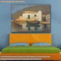 Canvas print Dreaming house, Ydra, Oikonomou