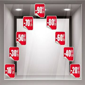 Sales stickers set 1 2