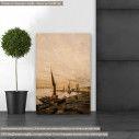 Canvas print Sunset at bay, Volanakis