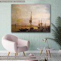 Canvas print Fish boats, Volanakis