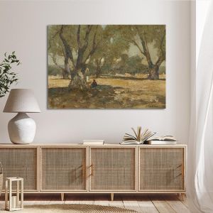 Canvas print Under the olive tree  Oikonomou Framed canvas View 1 2