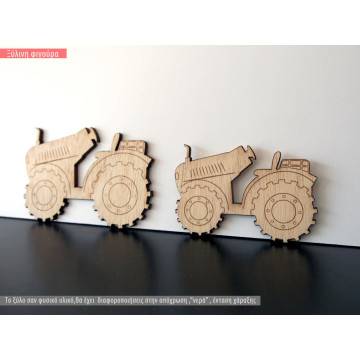 Wooden decorative figure Tractor 2