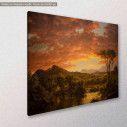 Canvas print A country home, Church F. E., side