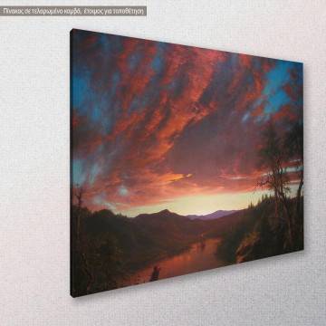 Canvas print Twilight in the wilderness, Church F. E. 2