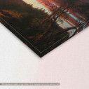 Canvas print Twilight in the wilderness, Church F. E., detail