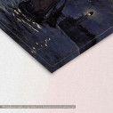 Canvas print Shipping by moonlight, Monet, detail