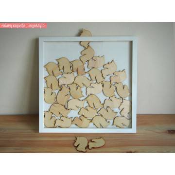 wooden wishes board Frame with unicorn  2