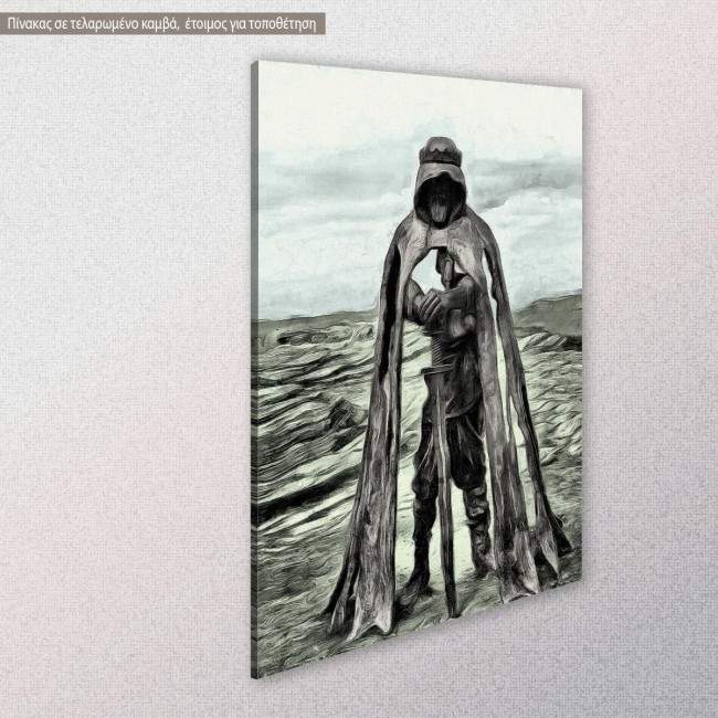 Canvas print, The knight, side