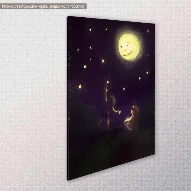 Kids canvas print Reach the stars
