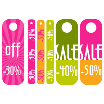 Sales stickers set 6 2