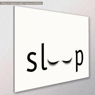 Πίνακας σε καμβά Sleep Καμβάς τελαρωμένος Όψη 1 2