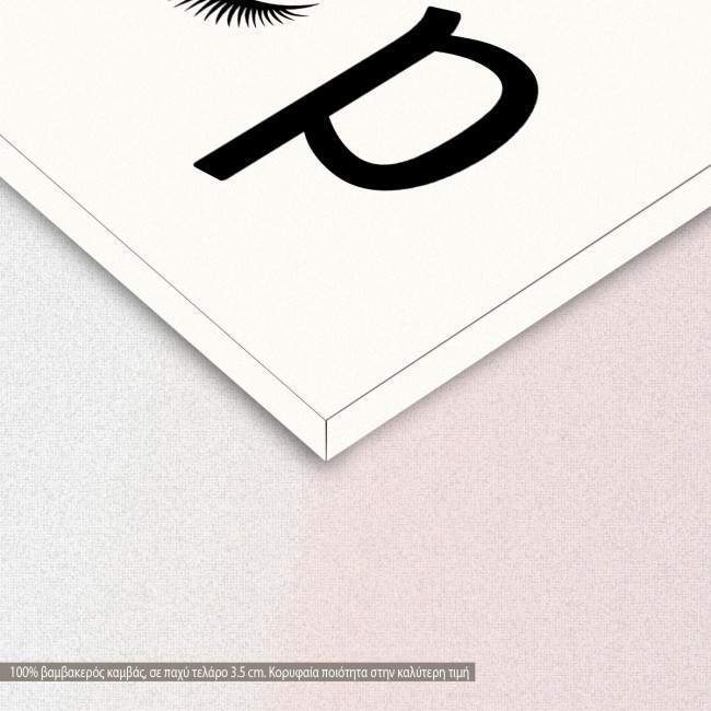 Canvas print Sleep, detail