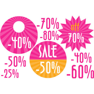 Sales stickers set 7 2
