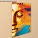 Canvas print Abstract Buddha face, side