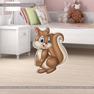 wooden decorative figure squirrel 2