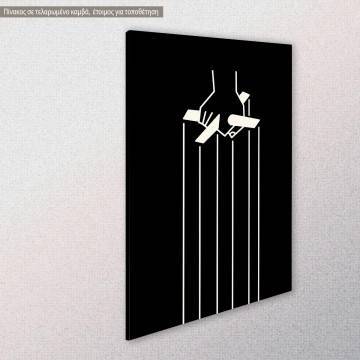 Canvas print Puppet Godfather View 1 2