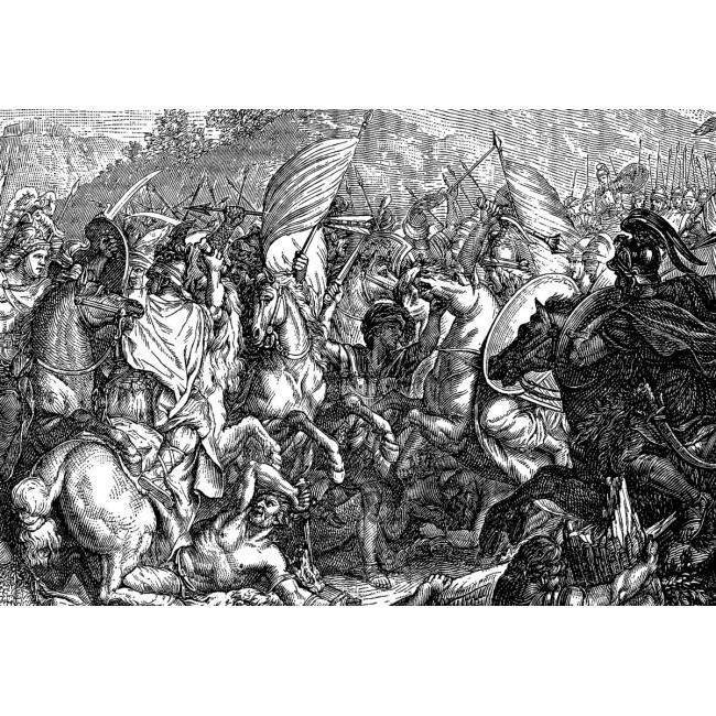 Canvas print Alexander the great, detail