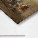 Canvas print Comicos ambulantes, Goya F, detail