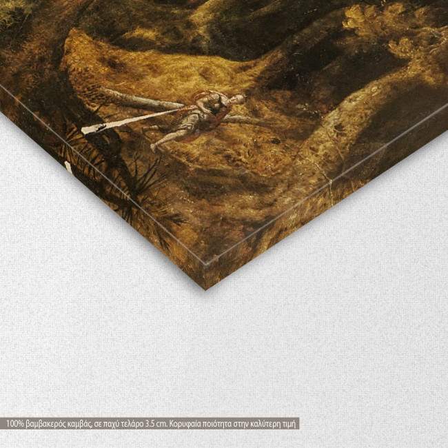 Canvas print Diana and the sleeping Callisto, van Coninxloo Gillis, detail