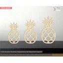 Wooden decorative figure, pineapple