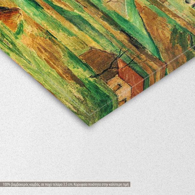 Canvas print Environs de Gardanne, Cezanne P, detail