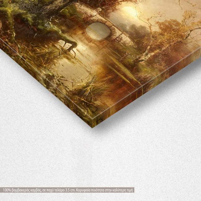 Canvas print Autumn in the park, Klever, detail