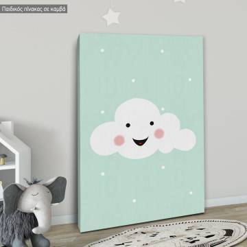 Kids canvas print Awake Cloud 2
