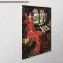 Canvas print The lady of Shalott, Waterhouse J. W, side