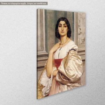 Πίνακας ζωγραφικής A Roman lady Leighton Frederic αντίγραφο σε καμβά Όψη 1 2