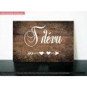 Wooden sign Party