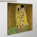 Canvas print The kiss, Klimt Gustav, side