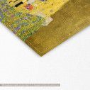The kiss, Klimt Gustav, αντίγραφο - αναπαραγωγή πινακα σε καμβά, λεπτομέρεια, λεπτομέρεια