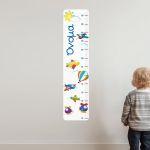 Wall stickers height measure Flying collection