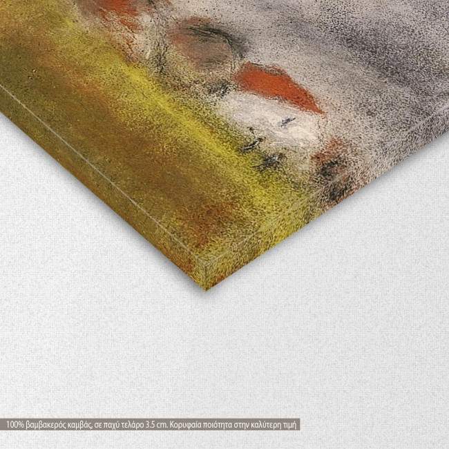 Canvas print Houses, clouds at late summer, Rippl-Rónai József, detail