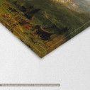 Canvas print The Rocky mountains, Lander's peak, Bierstadt A., detail