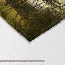 Canvas print Landscape with umbrella pines, Voogd, detail