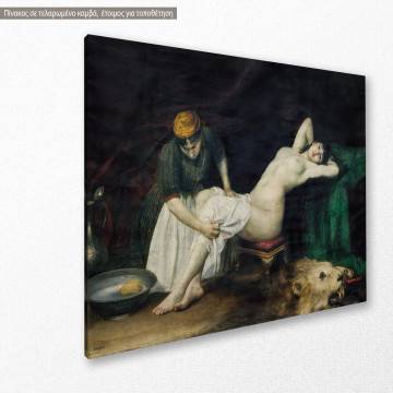 Πίνακας ζωγραφικής La grande Iza, Bukovac, αντίγραφο σε καμβά 2