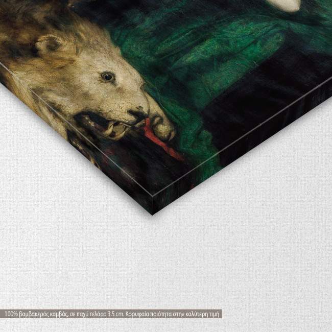 Canvas print La grande Iza, Bukovac, detail