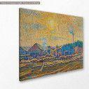 Canvas print The sawmill, Almqvist E., side