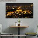 Πίνακας σε καμβά Acropolis  in the night, πανοραμικός