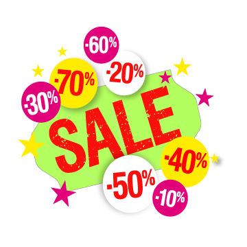 Sales stickers set 19 2