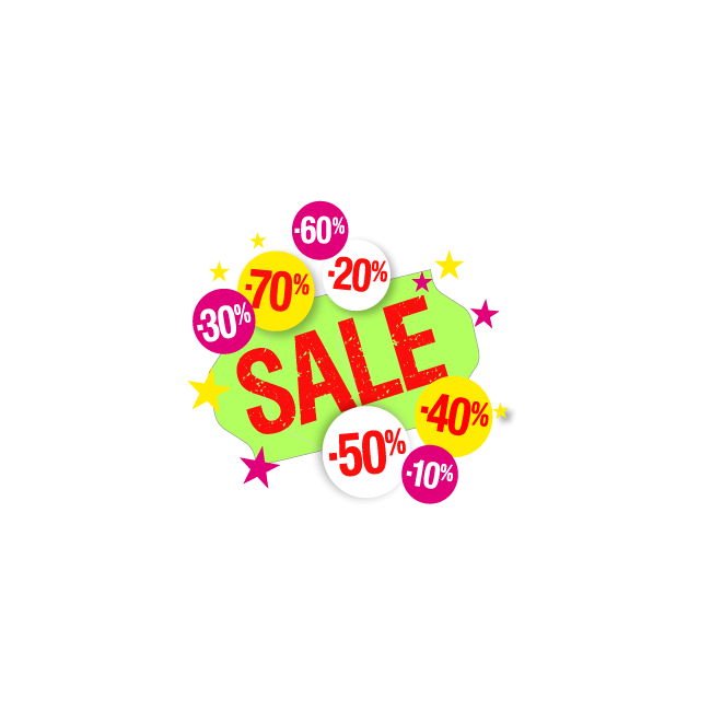 Sales stickers set 19