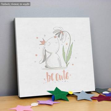 Kids canvas print Cute animals, Rabbit 2