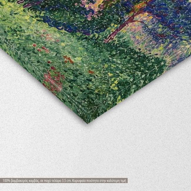 Canvas print Les cyprès à Cagnes, Cross H. E, detail