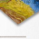 Canvas print Wheatfield with crows, van Gogh Vincent, detail