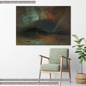 Canvas print Aurora Borealis, Church F. E.