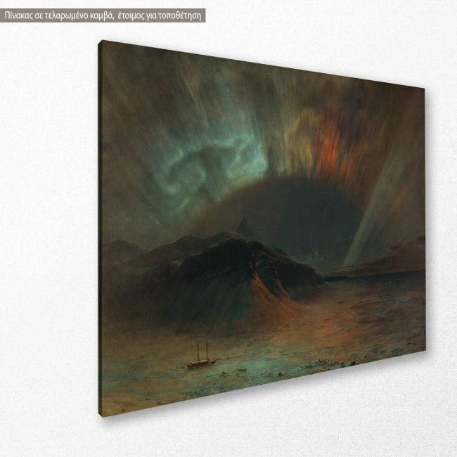 Canvas print Aurora Borealis, Church F. E., side