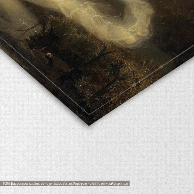 Canvas print Dancing fairies, Malmström August, detail