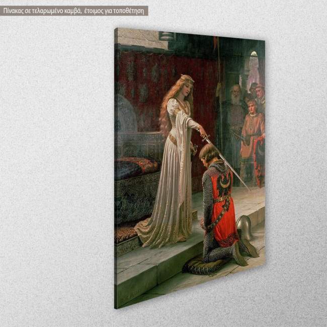 Canvas print Accolade, Leighton, side