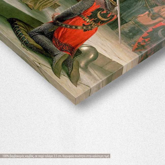 Canvas print Accolade, Leighton, detail